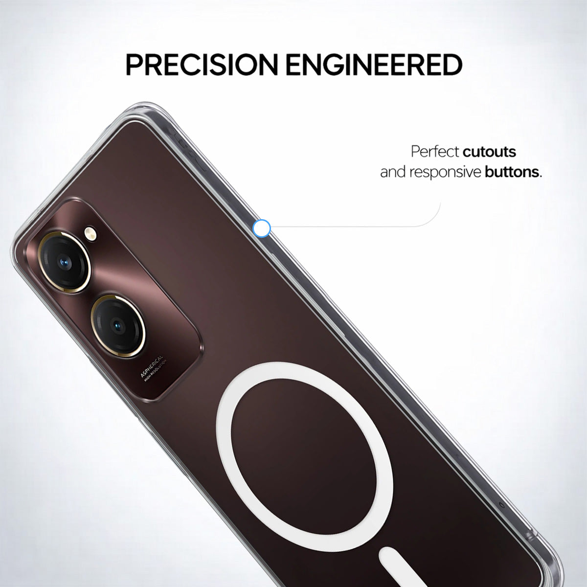 IQOO Z9 Lite - Anti-Yellow Clear Case