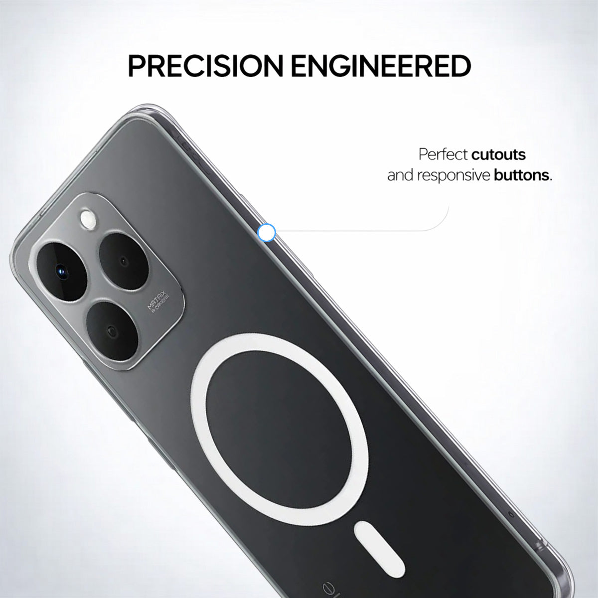Realme 15T - Anti-Yellow Clear Case