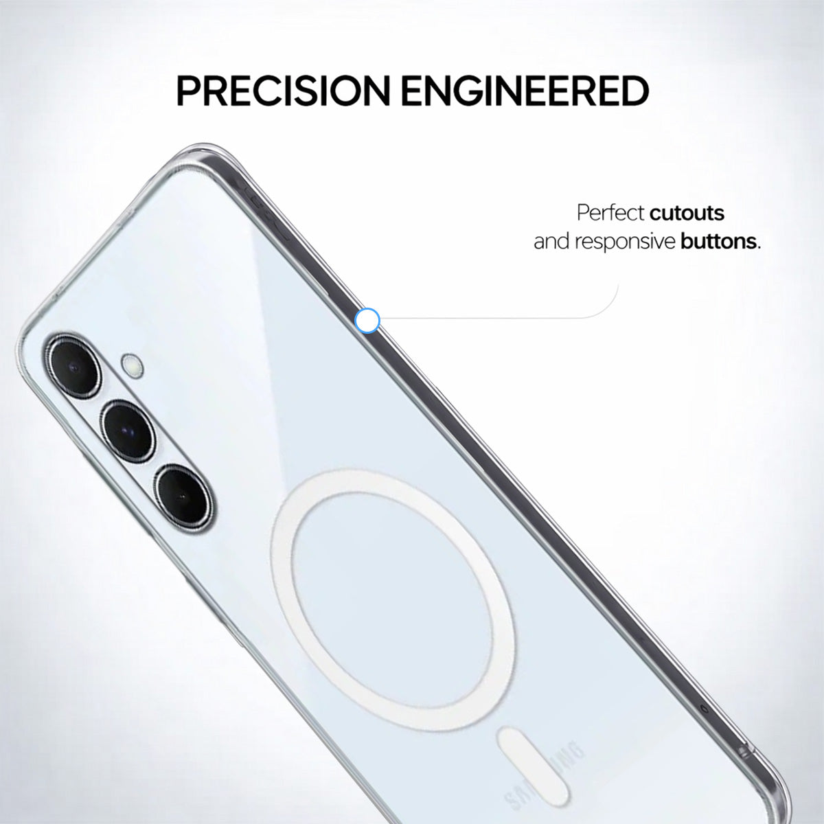 Galaxy A55 - Anti-Yellow Clear Case