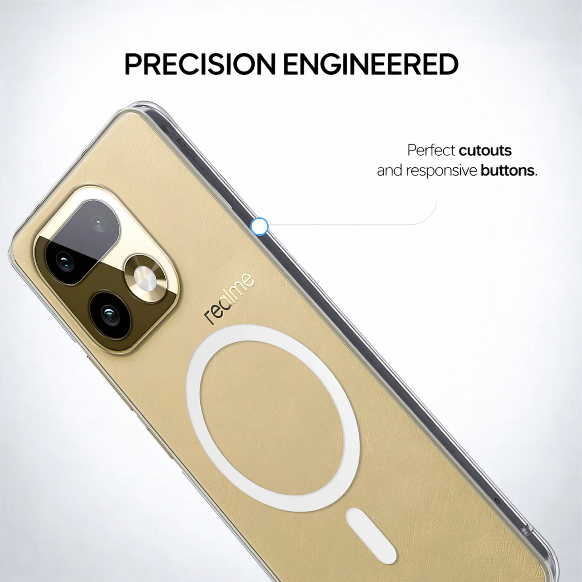 Realme 16 Pro Plus - Anti-Yellow Clear Case