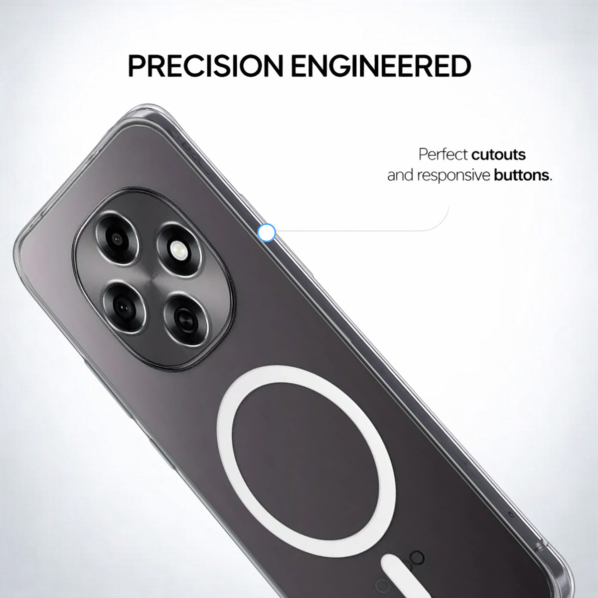 Oppo F31 Pro - Anti-Yellow Clear Case