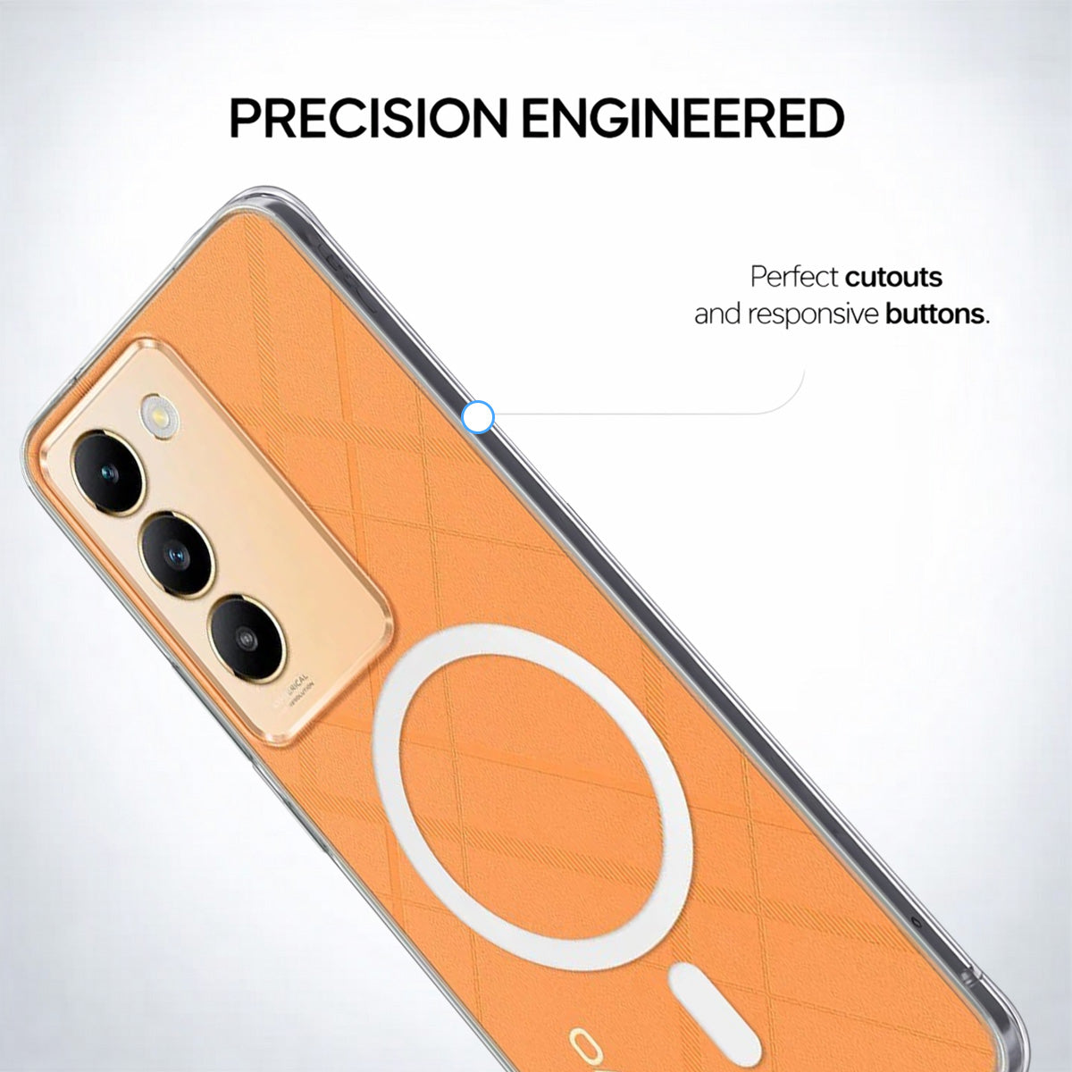 Vivo X200E - Anti-Yellow Clear Case