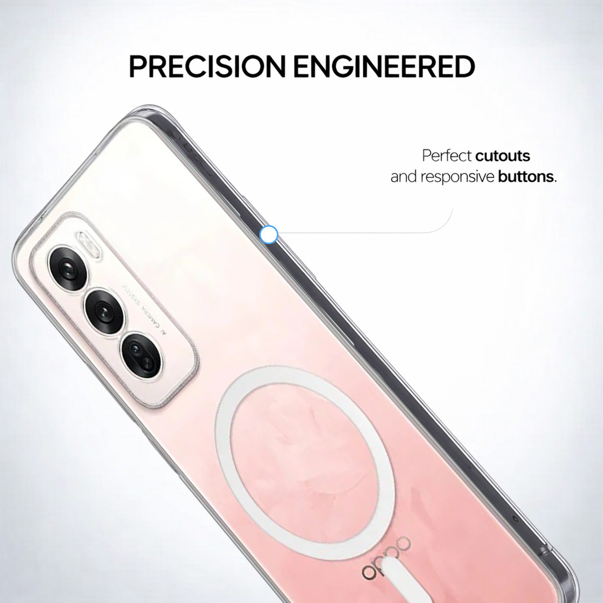 Oppo Reno 12 - Anti-Yellow Clear Case