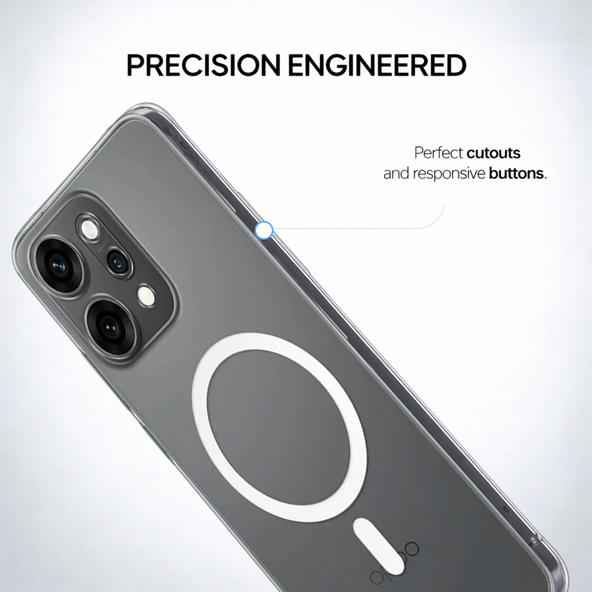 Oppo Reno 14 Pro - Anti-Yellow Clear Case