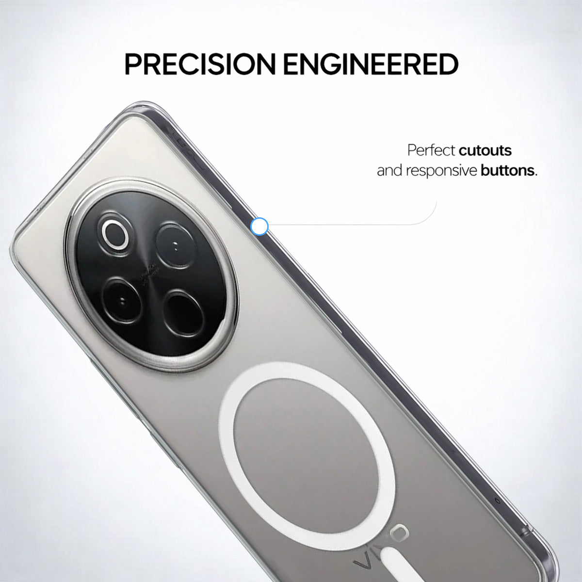 Vivo T4 - Anti-Yellow Clear Case