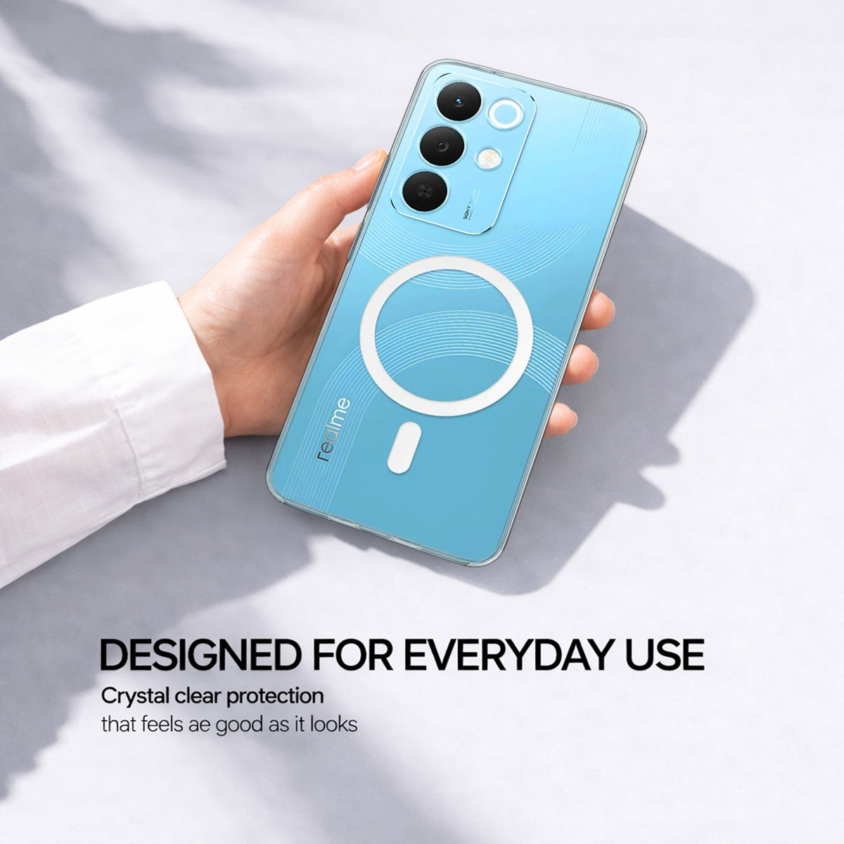 Realme 15X - Anti-Yellow Clear Case