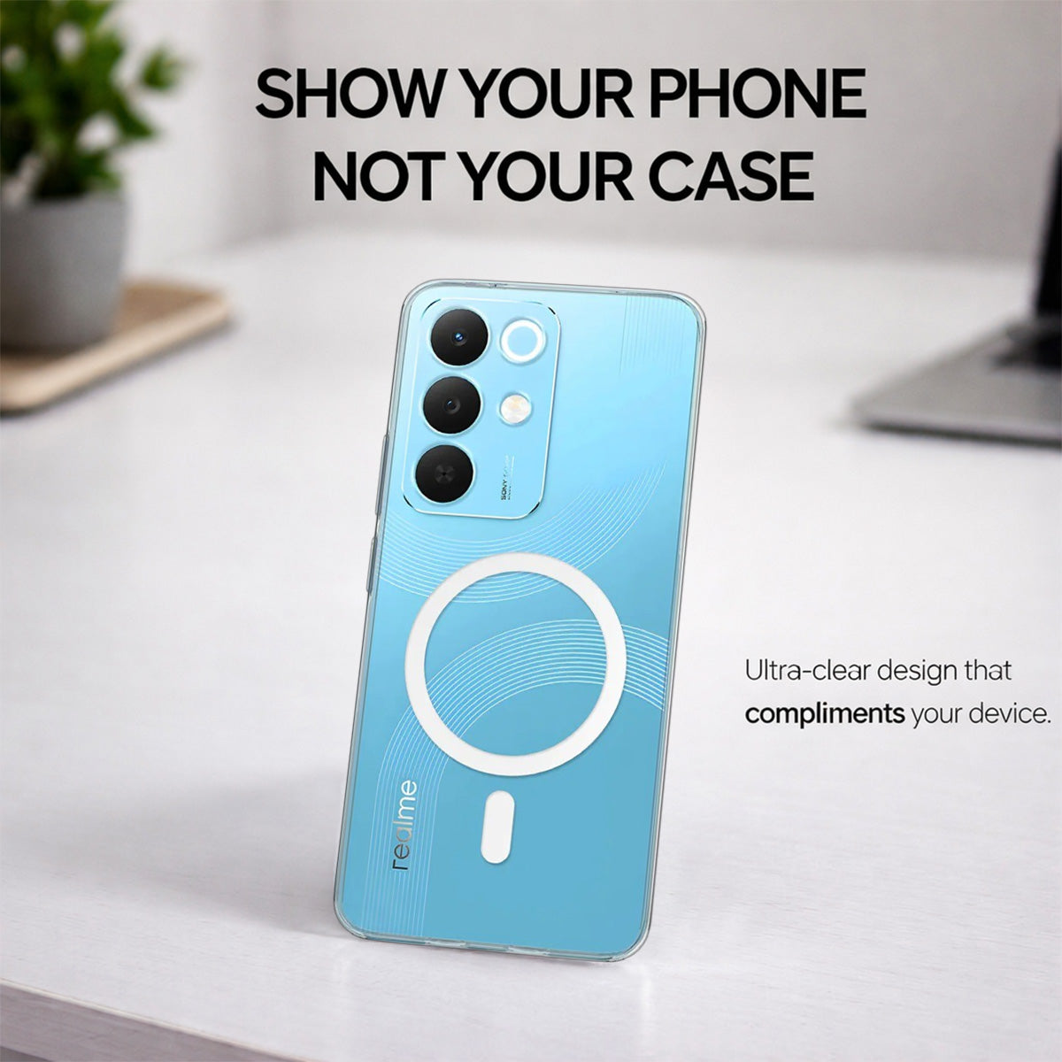 Realme 15X - Anti-Yellow Clear Case