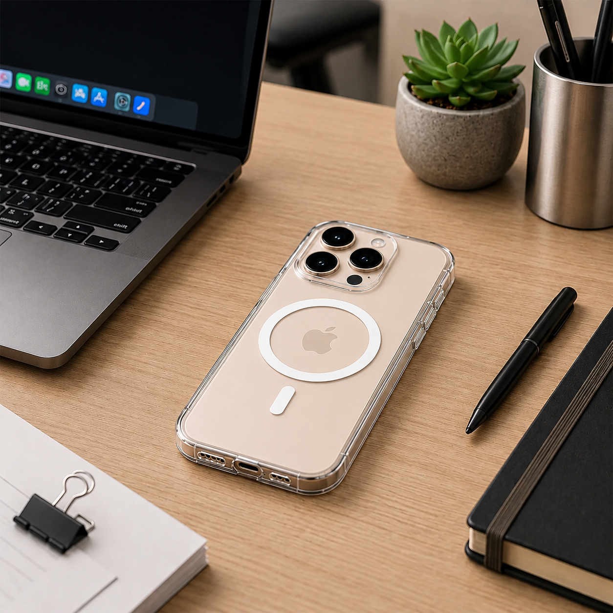 iPhone 16 Pro - Anti-Yellow Clear Case