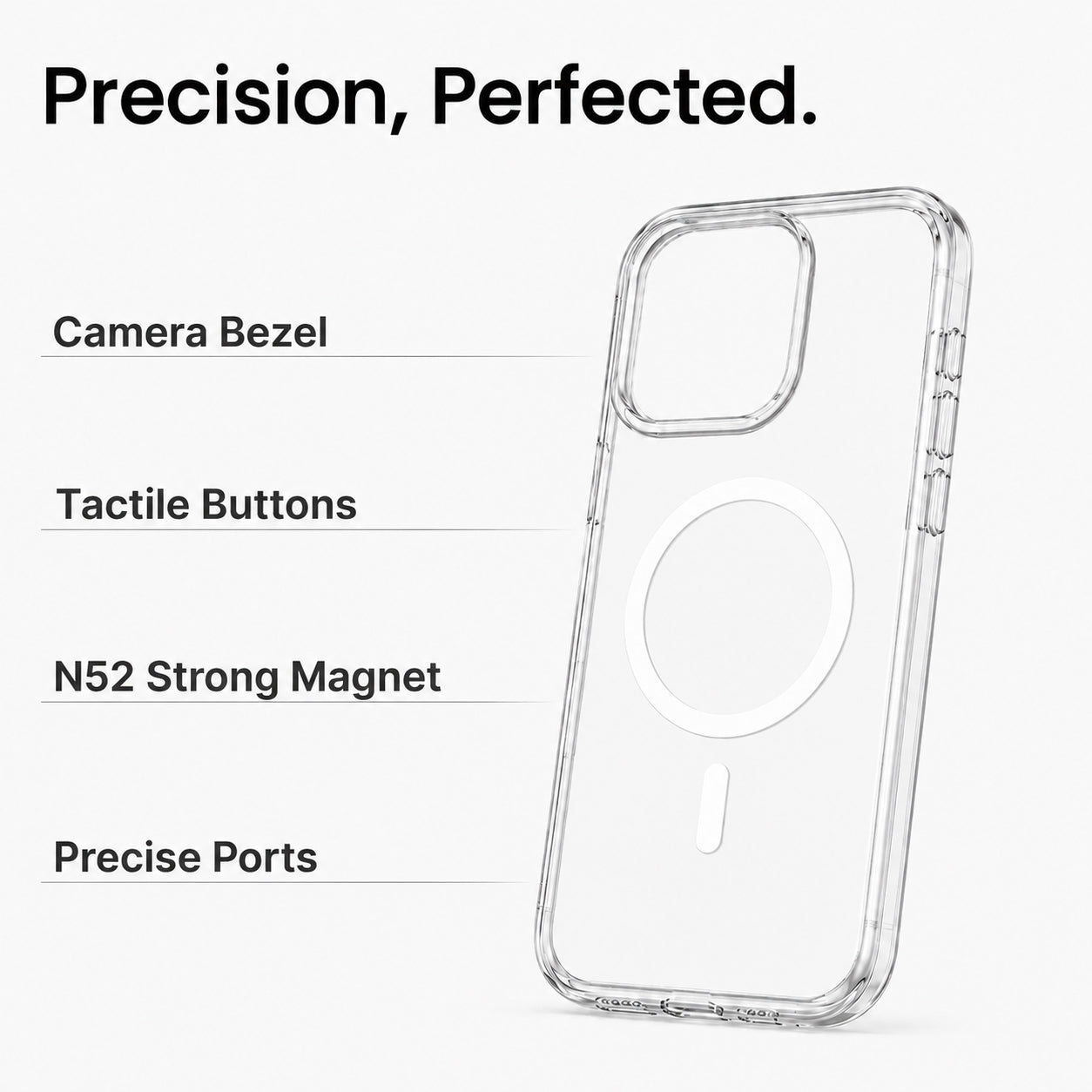 iPhone 16 Pro Max - Anti-Yellow Clear Case
