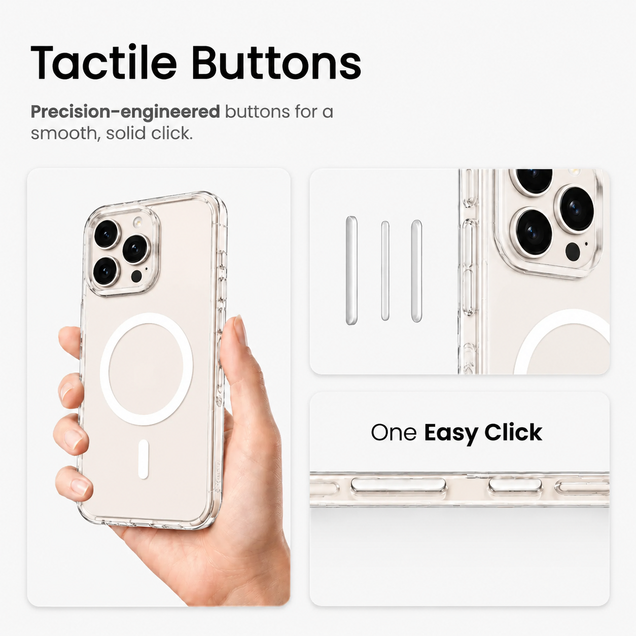 iPhone 16 Pro - Anti-Yellow Clear Case
