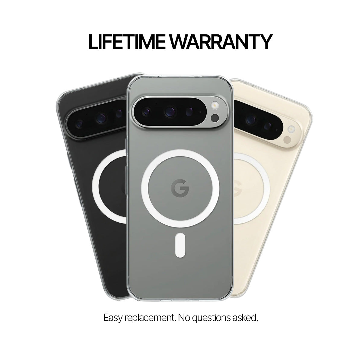 Google Pixel 9 Pro XL - Anti-Yellow Clear Case